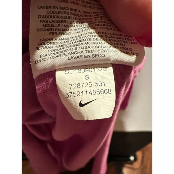 Nike Womens Violet Dri-Fit Sleeveless Activewear Tank Top Size Small - Picture 6 of 6